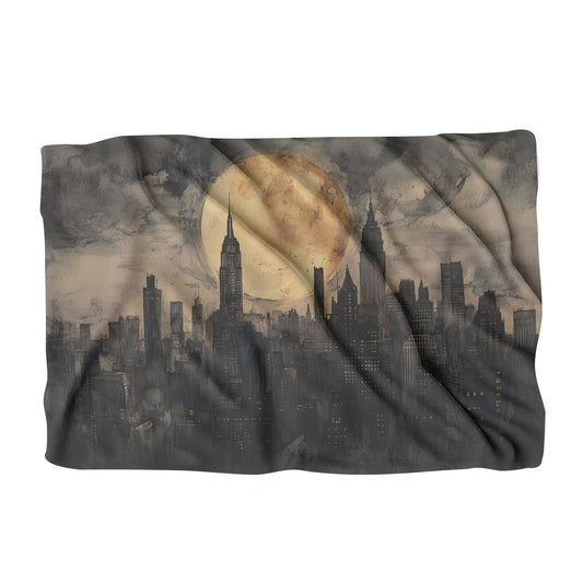 Moonlit Metropolis Blanket - Main Image