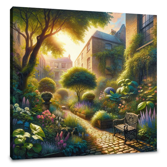 Grey Street Secret Garden Canvas - Main Image