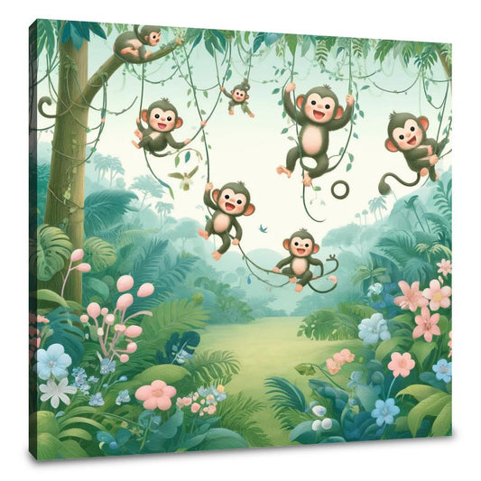 Jungle Monkeys Canvas - Main Image