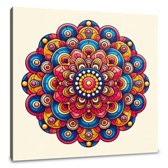 Vivid Symmetry Canvas - Main Image
