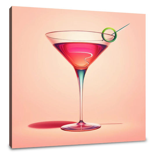 Cosmopolitan in Minimalist Style Canvas - Main Image