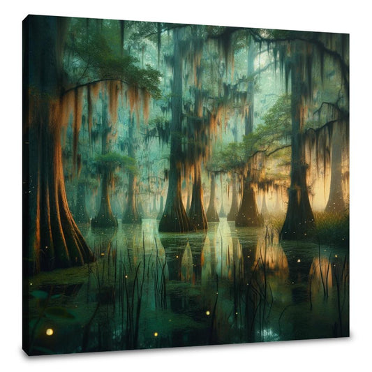 Dusk Swamp Enchantment Canvas - Main Image