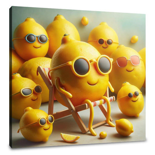 Lemonade Whimsy Canvas - Main Image