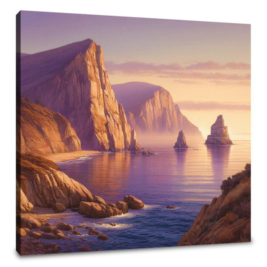 Dawn Cliffs Canvas - Main Image