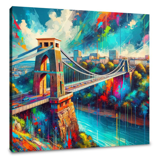 Bristol Clifton Bridge Vitality Canvas - Main Image