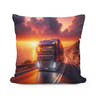 Coastal Sunset Journey Cotton Cushion - Main Image