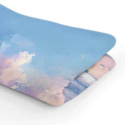 Melancholic Ocean Horizon Blanket - Secondary Image 3