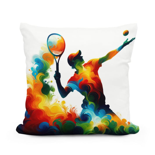 Serve and Swirl Cotton Cushion - Main Image