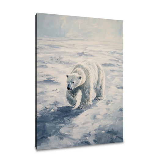 Polar Bear Wanderer Canvas - Main Image