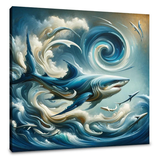 Ballet of the Sharks Wall Art Poster - Main Image