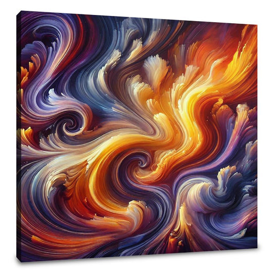 Fluid Motion Swirls Canvas - Main Image