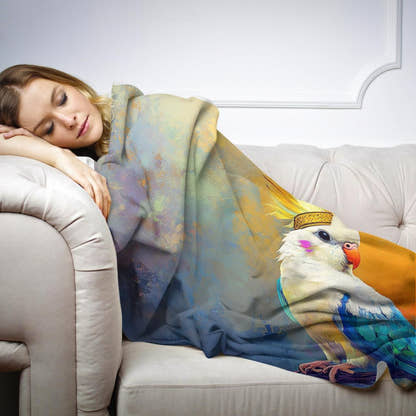 Regal Cockatiel Blanket - Secondary Image