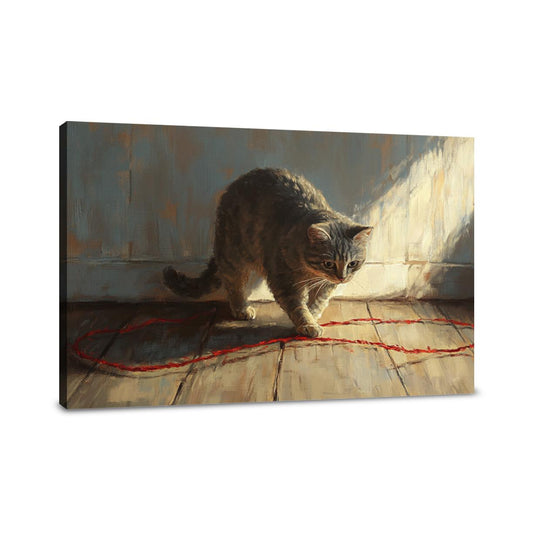 Playful Cat Canvas - Main Image