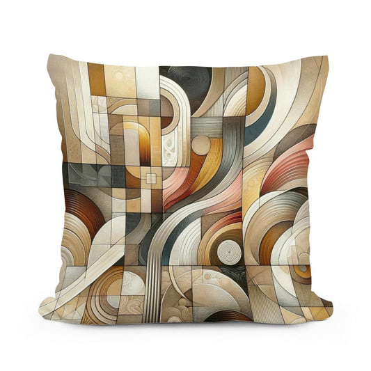 Embrace of Hearth Hues Cotton Cushion - Main Image