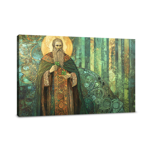 Saint Patrick’s Shamrock Canvas - Main Image
