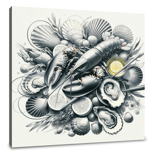 Seafood Symphony Canvas - Main Image