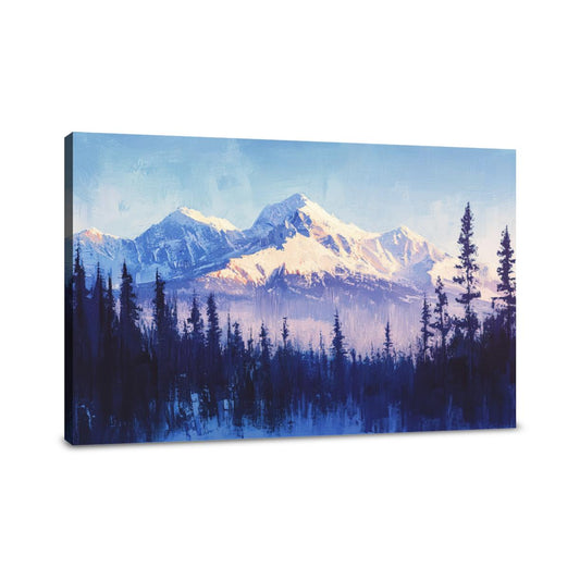 Enigmatic Alpine Serenity Canvas - Main Image