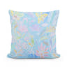 Pastel Folk Blossoms Cotton Cushion - Main Image
