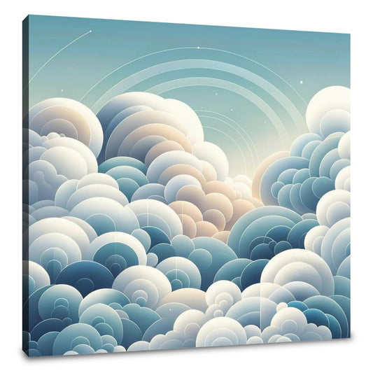 Sky Geometry Tranquility Canvas - Main Image