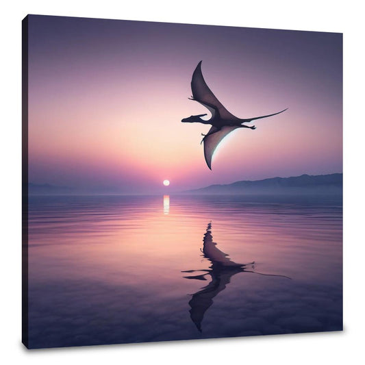 Twilight Glide Pterodactyl Canvas - Main Image