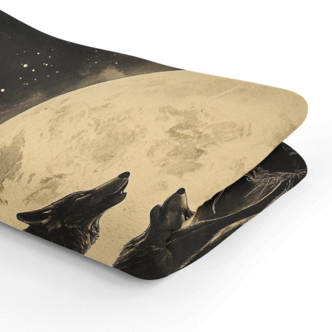 Lunar Serenade Wolves Blanket - Secondary Image 3