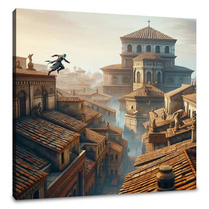 Parkour Pursuit Canvas - Main Image