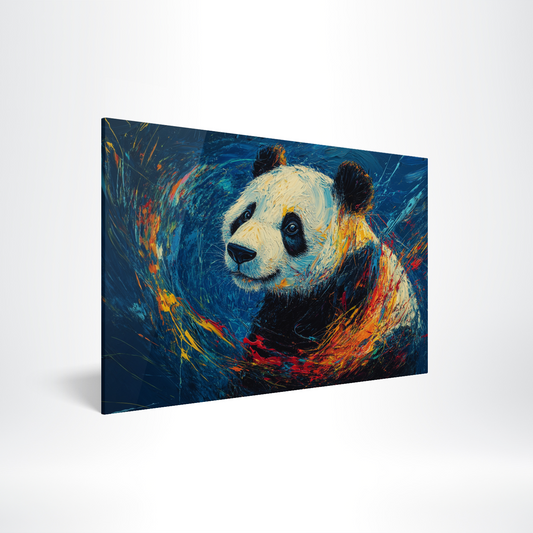 Vivid Panda Acrylic Print Hero Image