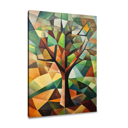 Geometric Tree Canvas - Main Image