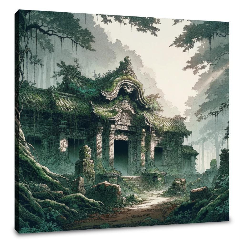 Forgotten Temple Canvas - Main Image