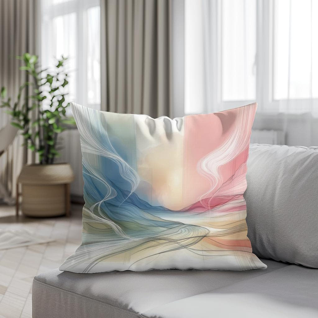 Whispered Melody Cotton Cushion - Secondary Image 4