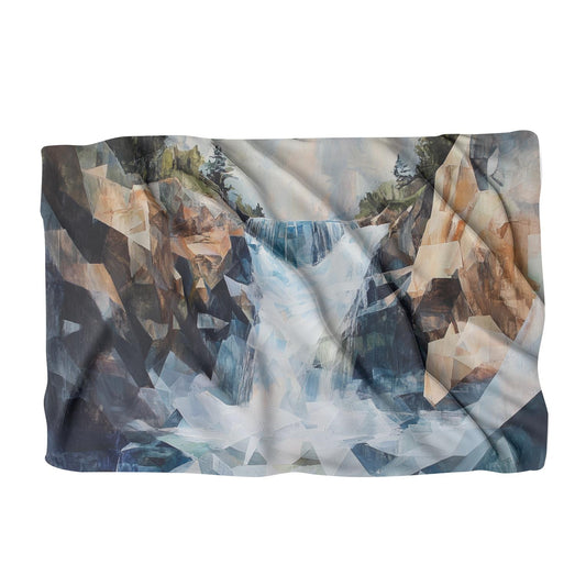 Geometric Waterfall Chaos Blanket - Main Image