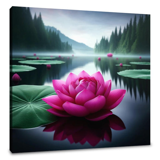 Lotus Tranquility Canvas - Main Image