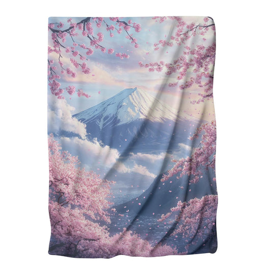 Mount Fuji Blossom Blanket - Main Image