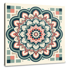 Floral Geometry Canvas - Main Image