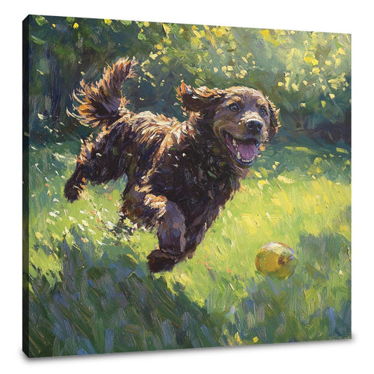 Fetching Joy Canvas - Main Image