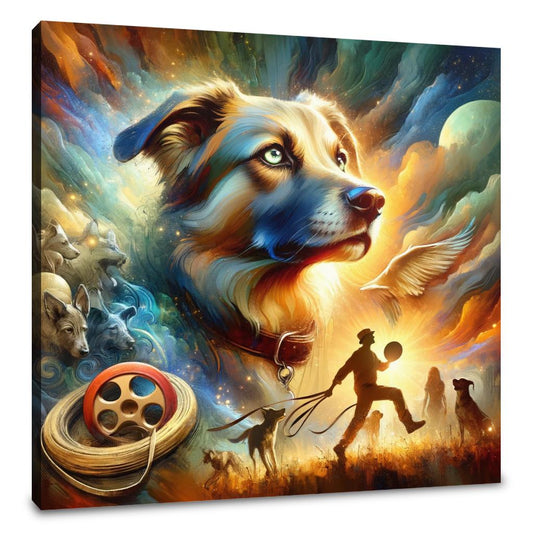 The Dog's Loyalty Canvas - Main Image