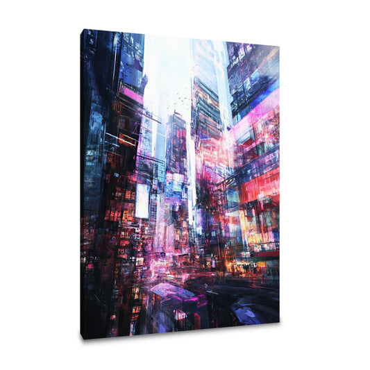 Nostalgic Urban Pulse Canvas - Main Image