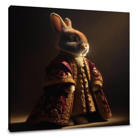 Regal Rabbit Majesty Canvas - Main Image
