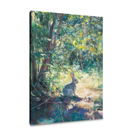 Rabbit's Grazing Canvas - Main Image