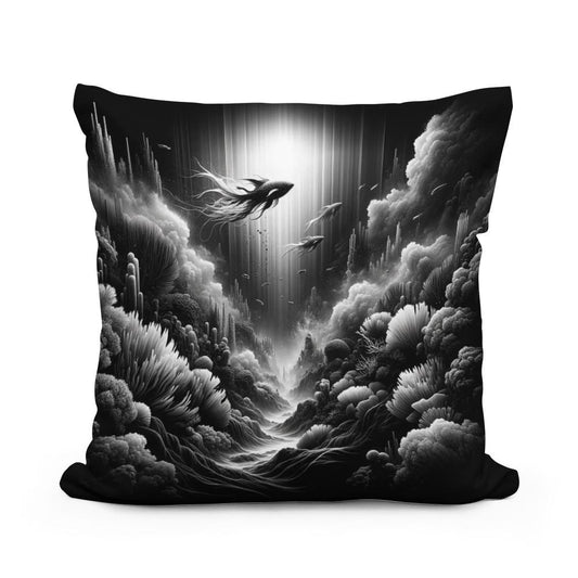 Mysteries of the Deep Cotton Cushion - Main Image