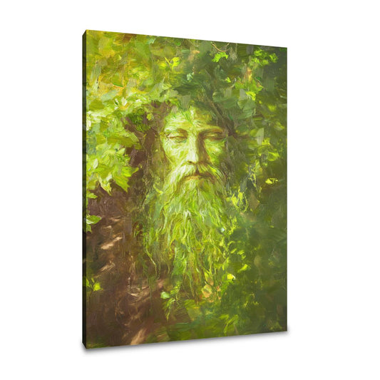Green Man's Verdant Canvas - Main Image