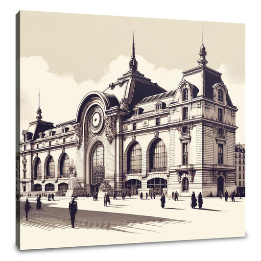 Timelessness of Paris Musée d'Orsay Canvas - Main Image