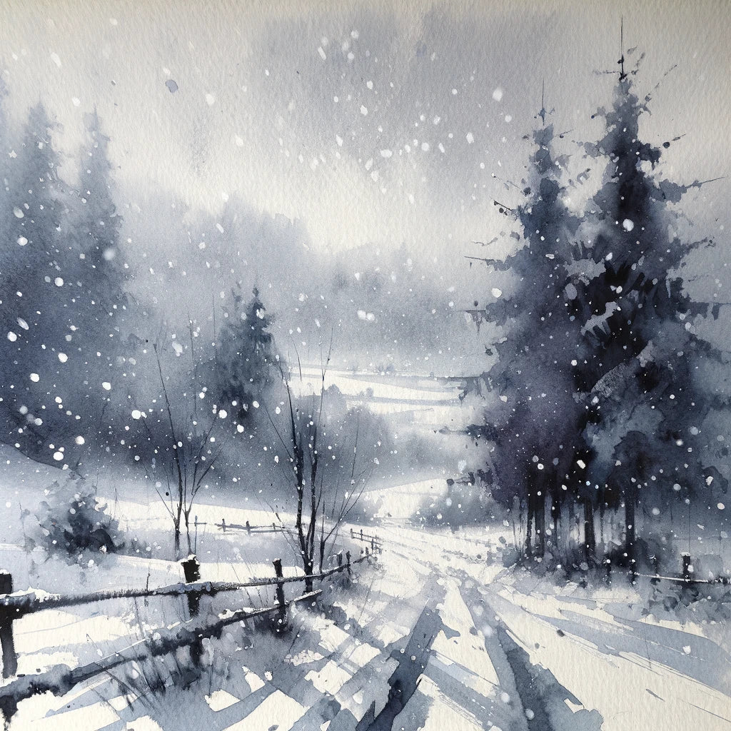 Whispering Winter Canvas