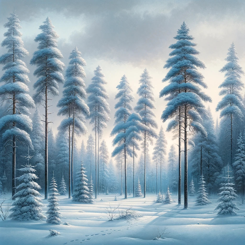 Winter's Silent Beauty Canvas