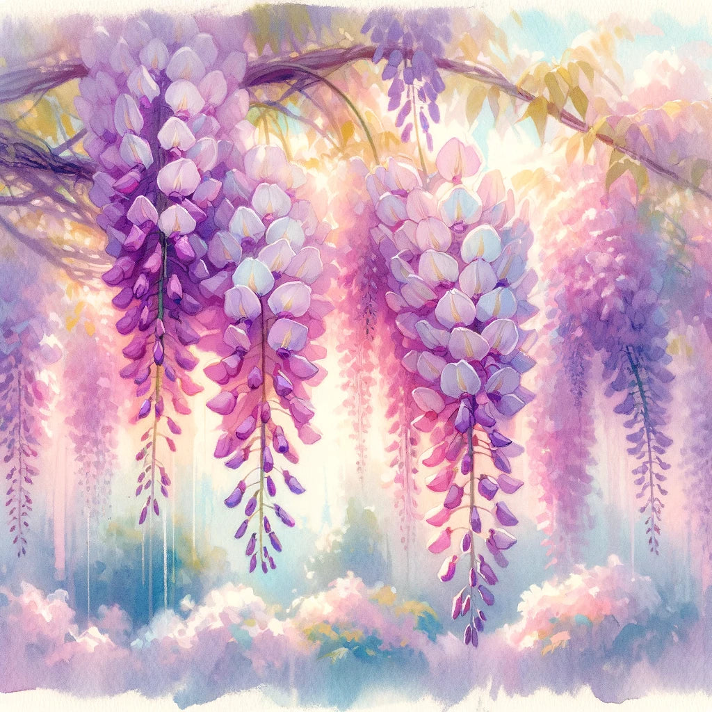 Wisteria Garden Canvas