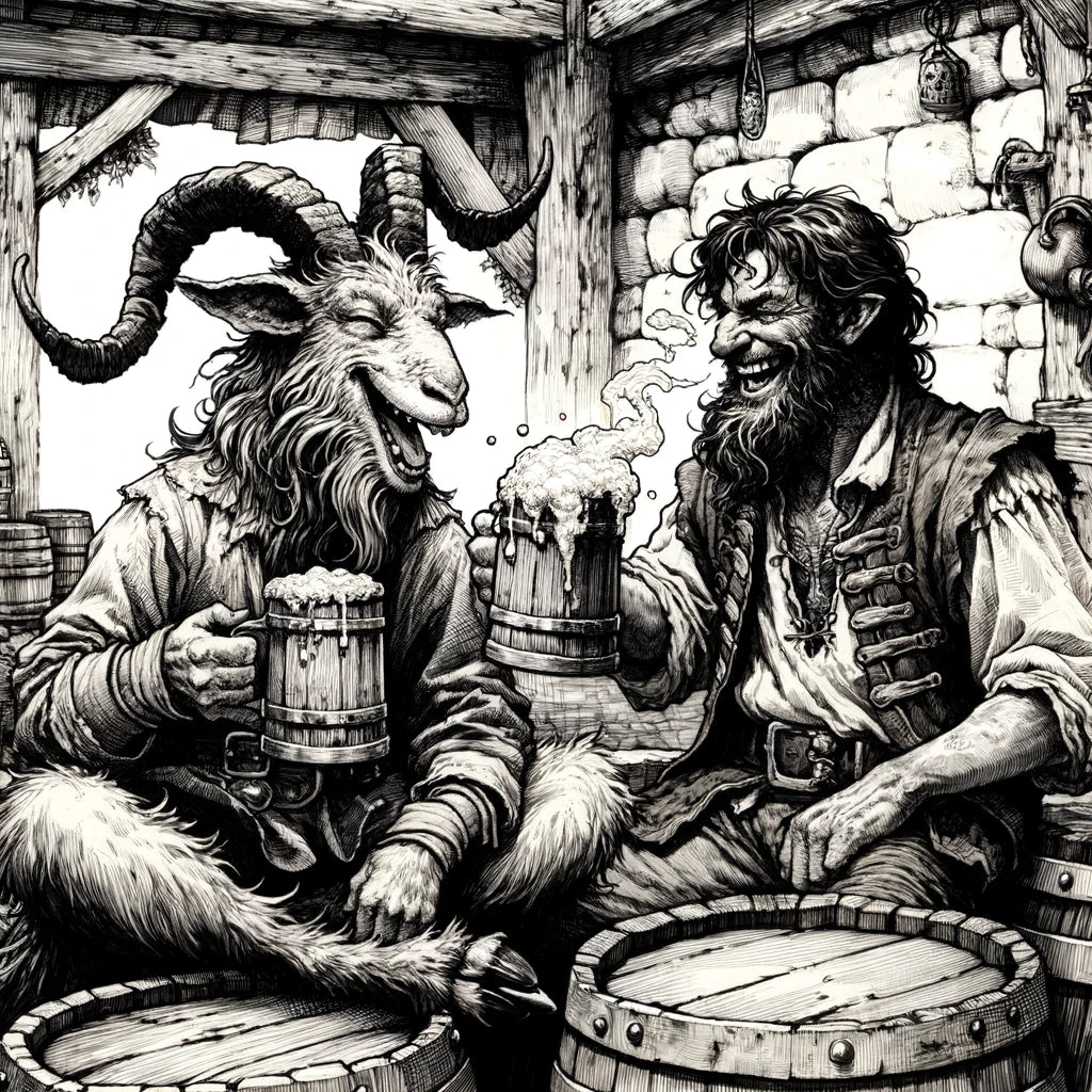 Woodland Tavern Comrades Canvas