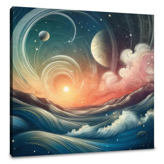 Cosmic Sketch Canvas - Main Image