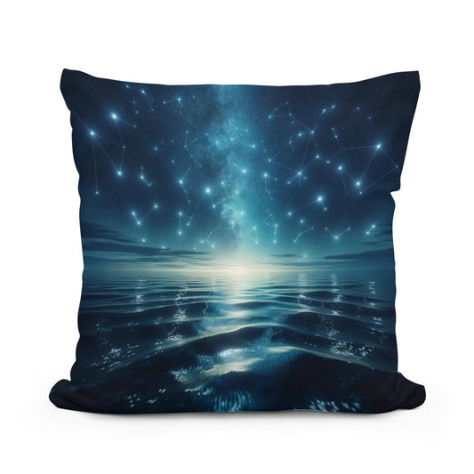 Nautical Starlight Cotton Cushion - Main Image