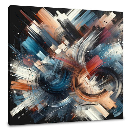 Vivid Brushwork Tapestry Canvas - Main Image