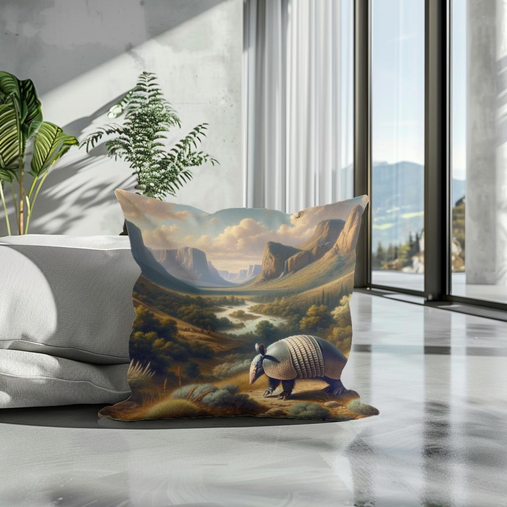 Westward Wander Cotton Cushion - Secondary Image 3